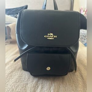 Coach Black small backpack